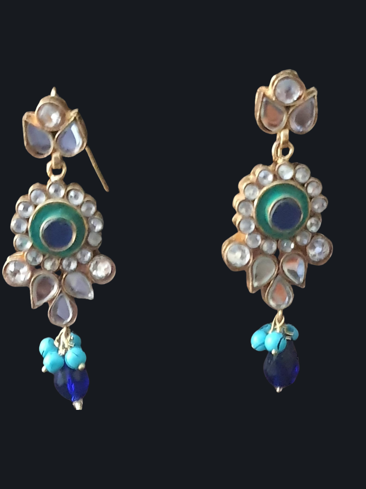 Celestial Sparkle Stud Earrings – Handcrafted Elegance